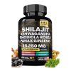 Shilajit Pure Himalayan 9000MG, Ashwagandha 2000MG, Rhodiola Rosea 1000MG, Panax Ginseng 1500MG, Turmeric 500MG, Ginkgo Biloba 500MG, Stinging Nettle