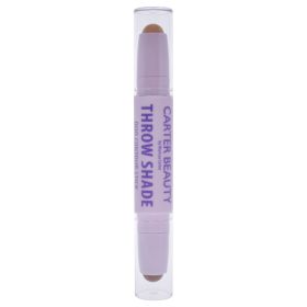 Throw Shade Duo Contour Stick - Medium by Carter Beauty for Women - 0.08 oz Makeup