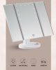 Tri Folded Lighted Mirror