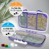 Travel Pill Organizer Moisture Proof Pill Holder Daily Medicine Organizer Box