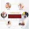 126Pcs LED Red Light Therapy Belt 660nm 850nm Waist Wrap Pad Pain Relief Weight Loss