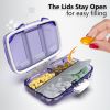 Travel Pill Organizer Moisture Proof Pill Holder Daily Medicine Organizer Box