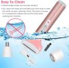 Electric Razor for Women, 4-in-1 Women's Body Hair Removal, Pubic Shaver Bikini Trimmer for Eyebrow Face Body Underarm, Portable Ladies Shaver, Women'