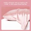 (Pink, King 20"x36", 1 Pack) Silk Pillowcase for Hair and Skin, Lacette 22 Momme 6A Soft Mulberry Silk Pillowcase with Hidden Zipper, 600 Thread Count