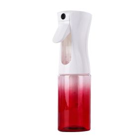 300Ml 200Ml Hair Spray Kappers Spray Empty Bottle Hervulbare Mist Fles Salon Kapper Tool Planten Zorg Water spuit (Color: Gradient red, Capacity: 200ML)