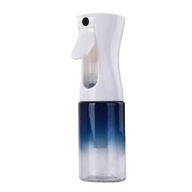 300Ml 200Ml Hair Spray Kappers Spray Empty Bottle Hervulbare Mist Fles Salon Kapper Tool Planten Zorg Water spuit (Color: Gradient blue, Capacity: 300ML)