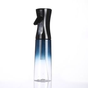 300Ml 200Ml Hair Spray Kappers Spray Empty Bottle Hervulbare Mist Fles Salon Kapper Tool Planten Zorg Water spuit (Color: Black Blue, Capacity: 200ML)