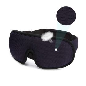 3D Sleeping Mask Block Out Light- Hard Rock Health (Color: Green)