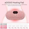 Portable Cordless Heating Pad for Menstrual Cramps Relief, Heating Pad for Stomach, 3-Speed Temperature Adjustment and 4-Speed Massage Modes, Back and