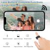 BT Remote Control For Cell Phone Page Turner Remote Fingertip Controller For TIK TOK Smart Clicker For Photos & Videos Chargeable Remote For Lazy Lyin